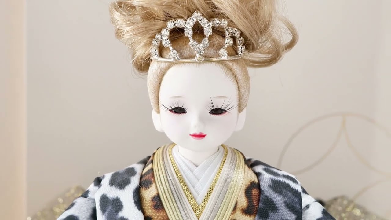 【雛人形・ひな人形】モダンでおしゃれ 上質なお雛様 - 人形の永光 - #雛人形 #ひな人形 #おひなさま おひなさま #ベルズキス #金髪 #つけまつ毛