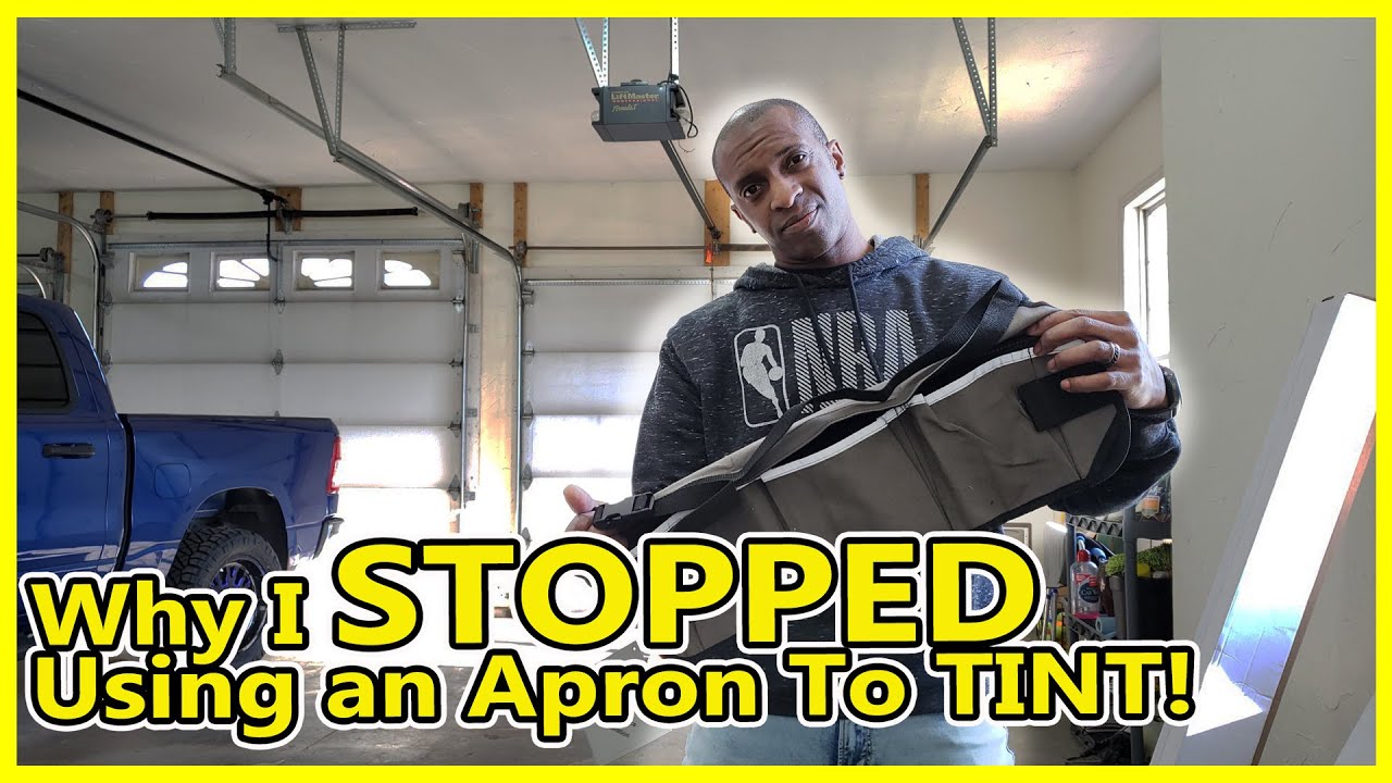 Why I stopped Using an Apron When Installing Window Tint