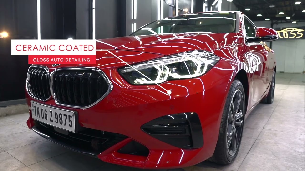 BMW 2 series protected with 10h graphene ceramic coating by gloss auto detailing