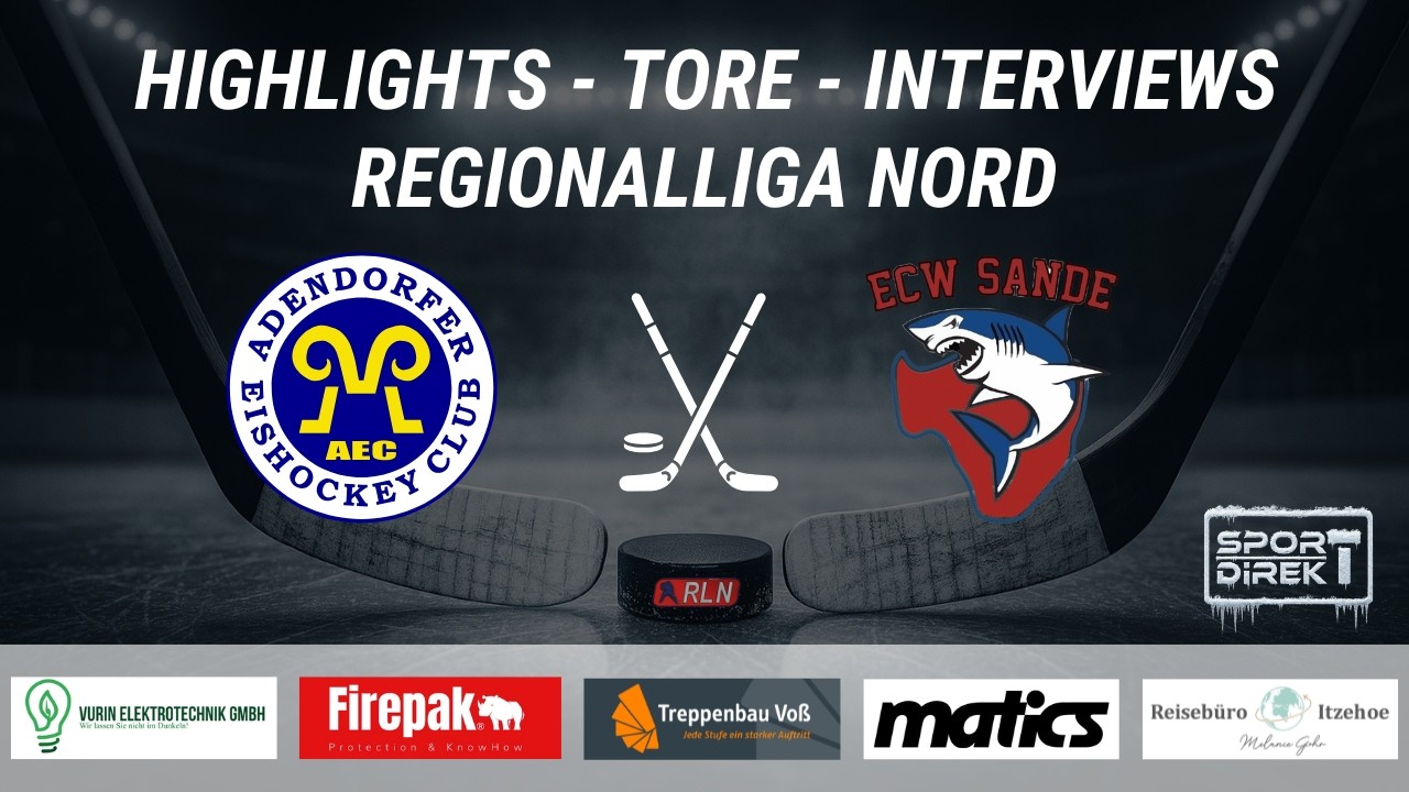 Adendorfer EC vs ECW Sande // Regionalliga Nord