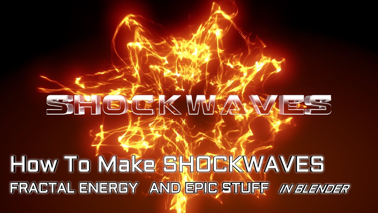How to make epic shockwaves entirely in Blender