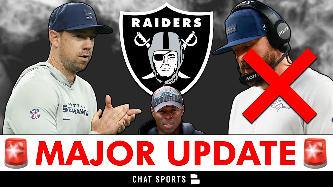 🚨MAJOR Raiders Head Coaching UPDATE On Davis Webb & Ejiro Evero