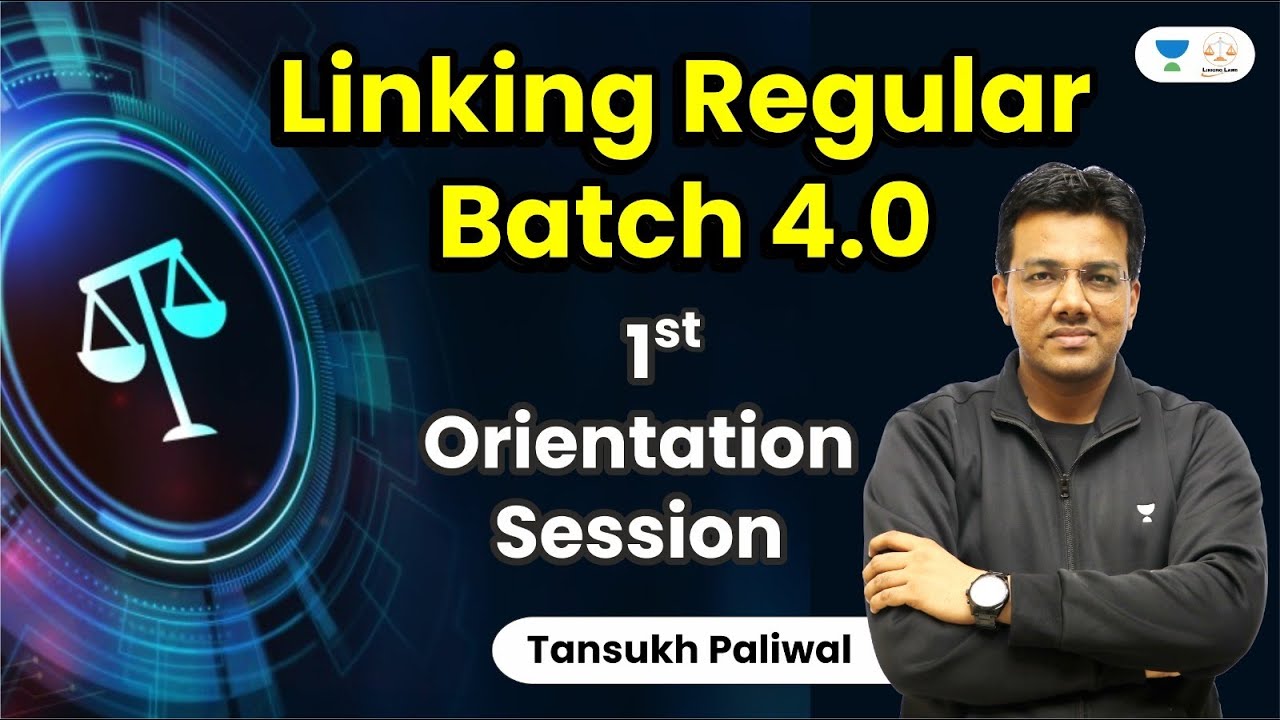 Free Paid class | Linking Regular Batch 4.0 | Tansukh Paliwal | Linking Laws