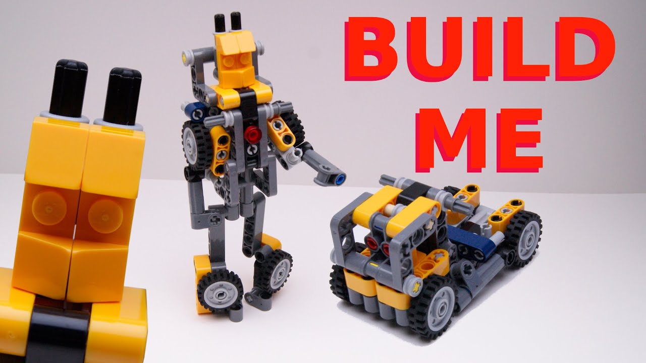 Transformer Autobot (Lego 42147 Dump Truck alternate) + How To Build (Instruction)