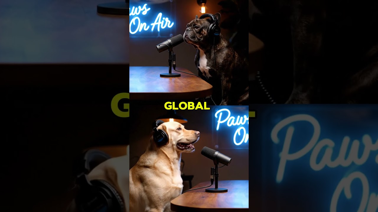 Funny Dog Podcast | French Bulldog&rsquo;s Dream Job | Paws On Air #dogpodcast #labrador #frenchbulldog