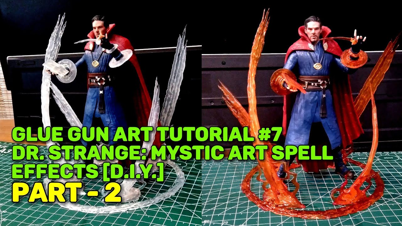 Glue Gun Art Tutorial #7 [Part-2] | Dr. Strange: Mystic Art Spell Effects (No Way Home Scene)
