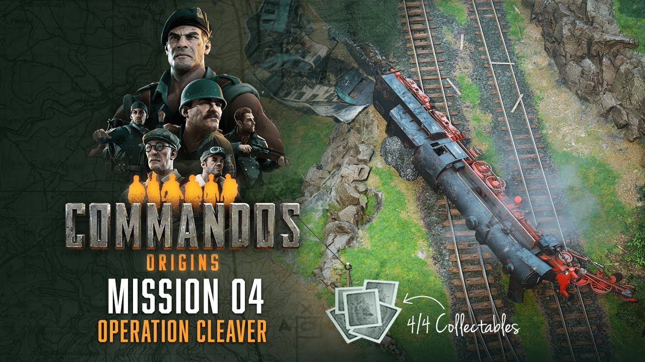 Commandos: Origins - Mission 4 (Hard) | Operation Cleaver | Walkthrough | All Collectables
