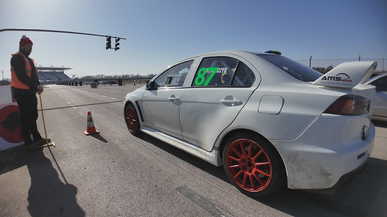 Tkaczyk Mateusz | Mitsubishi Lancer EVO X | Asfaltowy Puchar Toru Słomczyn 2026 - 1 runda