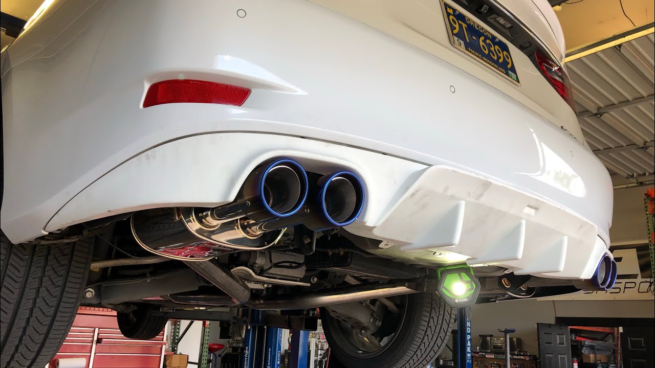 Lexus GS350 F Sport gets the new high performance exhaust system!