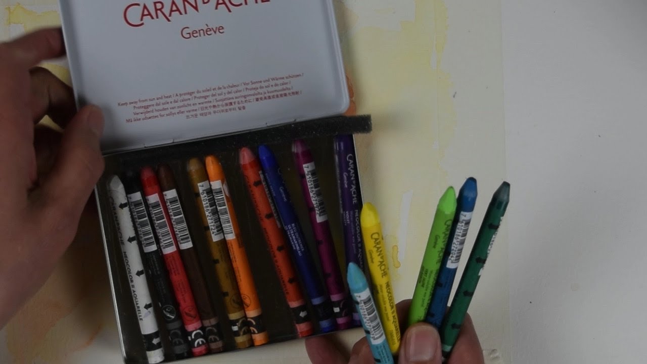 DES FLEURS AUX PASTELS A LA CIRE AQUARELLABLES