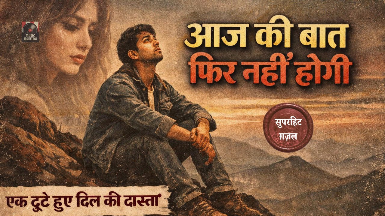 आज की बात फिर नहीं होगी  -  एक टूटे हुए दिल की दास्तां #sadghazal