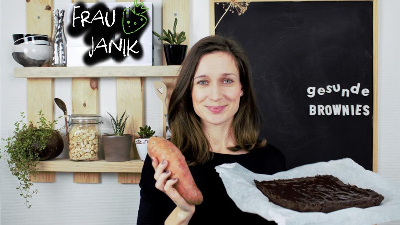 Gesunde Süßkartoffel Brownies aus dem Mixer | vegan | zuckerfrei | glutenfrei | DIE BESTEN!