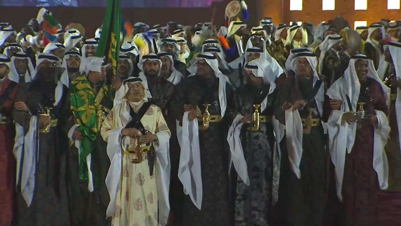 العرضة السعودية النجدية يوم التأسيس 2026 محمده عبده