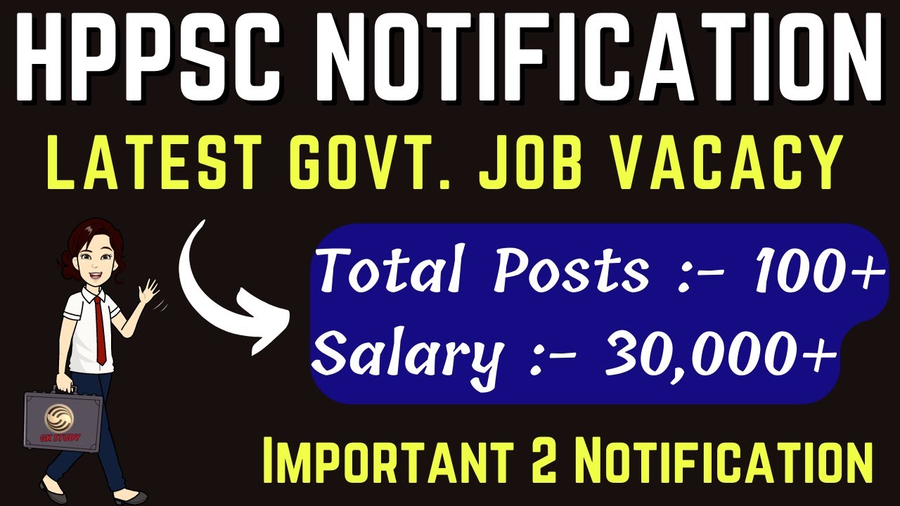 HPPSC Latest 2 Job Notification (September) 2022 !! Salary 30,000+ !! HP Latest Govt Job Vacancy