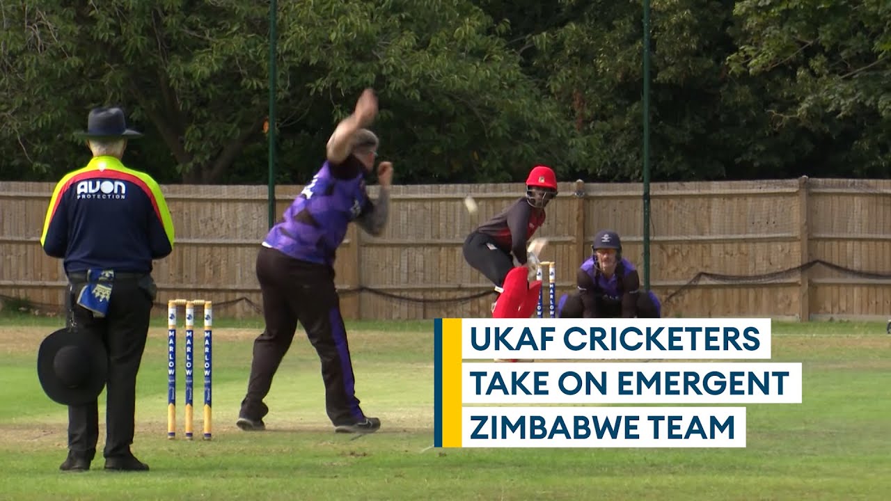 UKAF men's cricketers take on Emergent Zimbabwe team