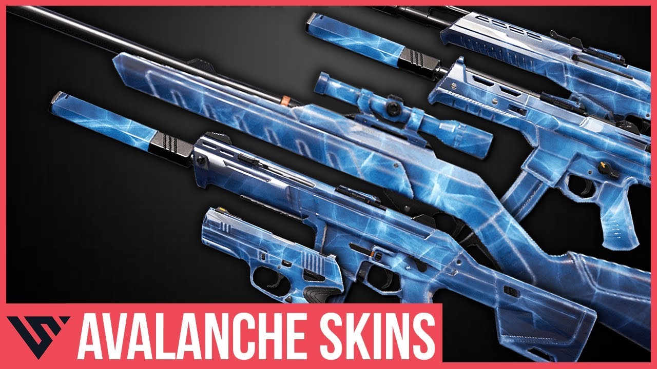 Valorant | ALL Avalanche Weapon Skins Showcase & Gameplay