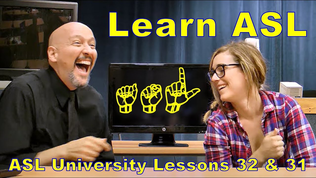 American Sign Language (ASL) Lesson 32 & 31 (review) (Paige) www.Lifeprint.com / Dr. Bill Vicars