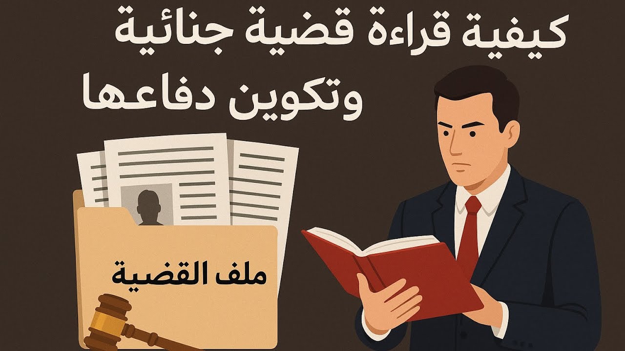سر قراءة ملف القضية الجنائية... و ازاي تبني دفاع يكسب ⚖️