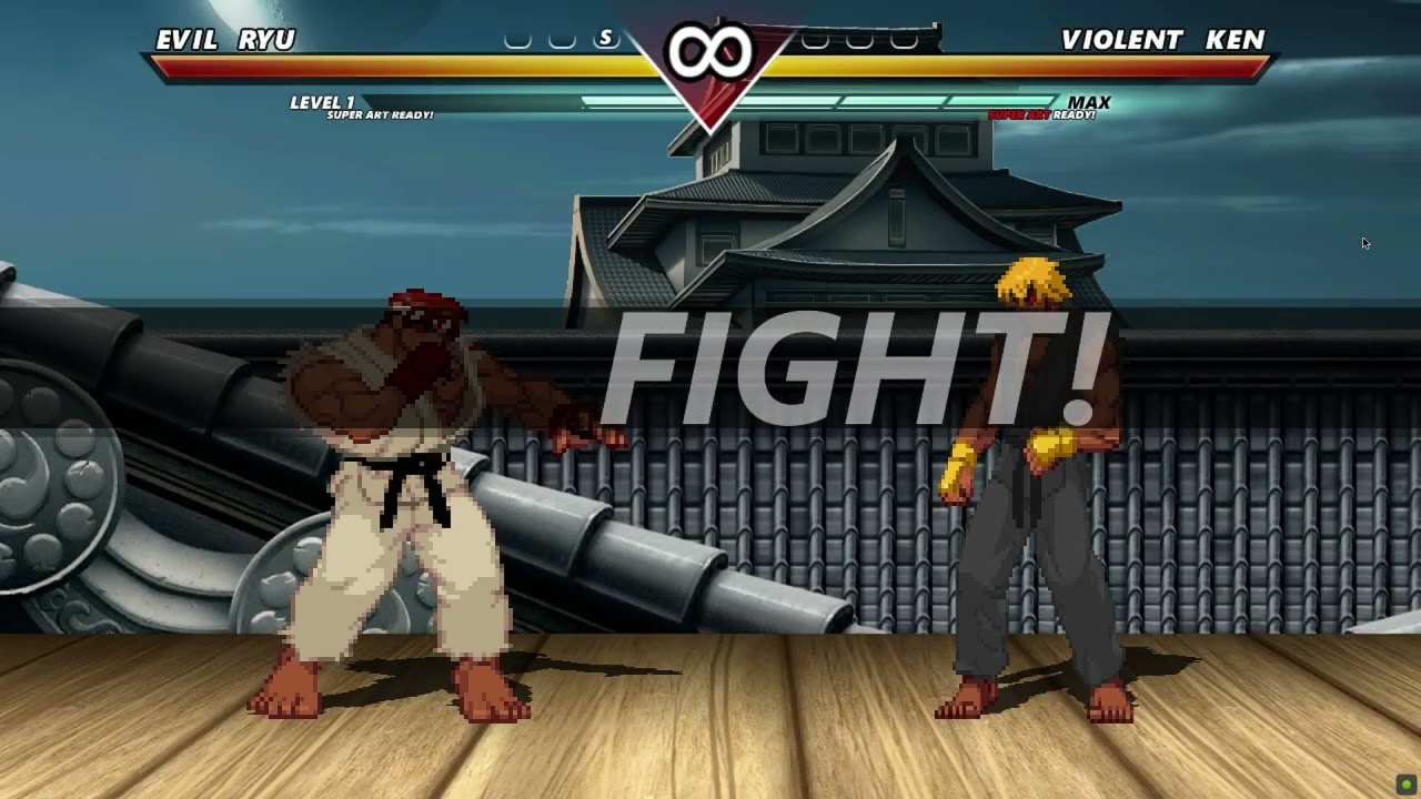 Evil Ryu Vs Violent Ken Mugen