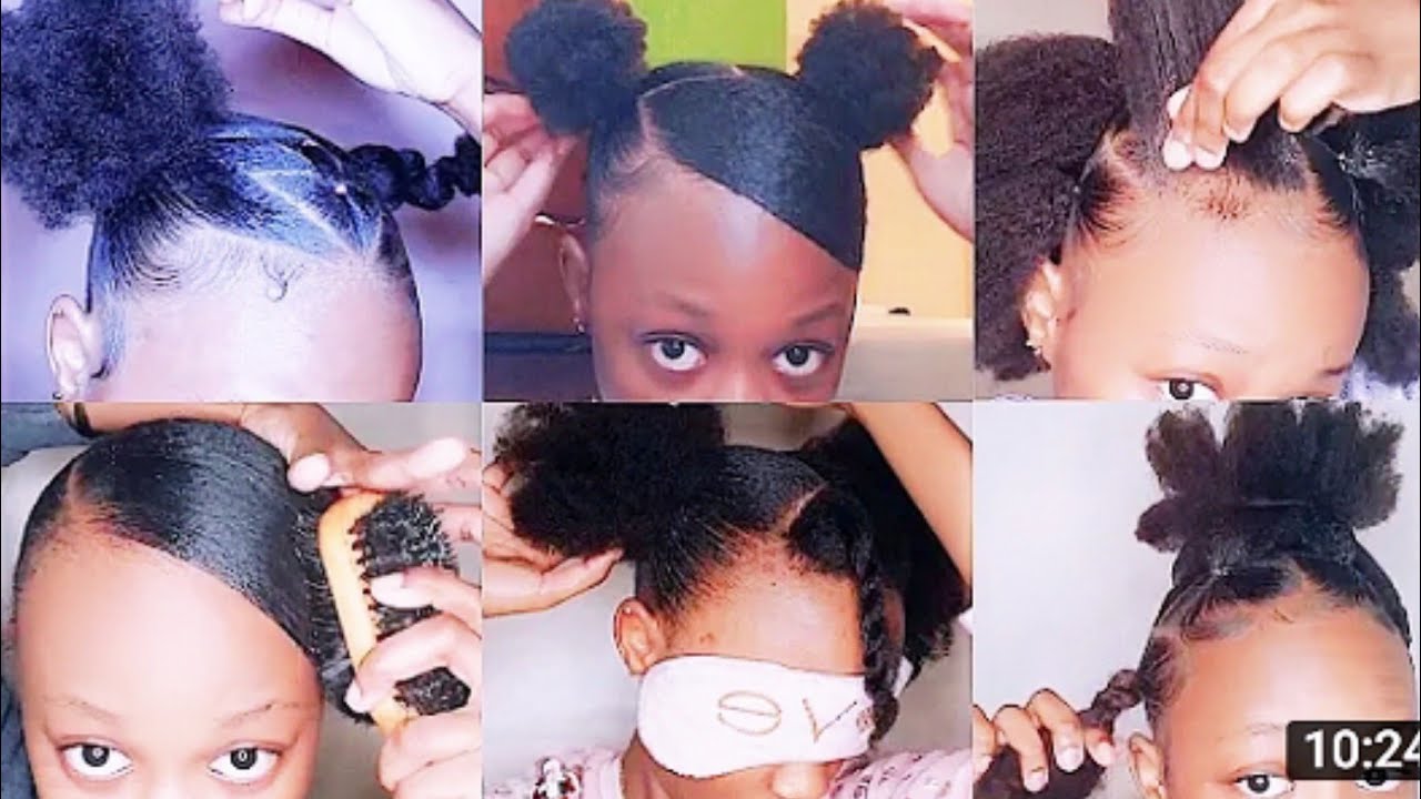 4c hairstyles compilation | cute natural hairstyles for shorthair