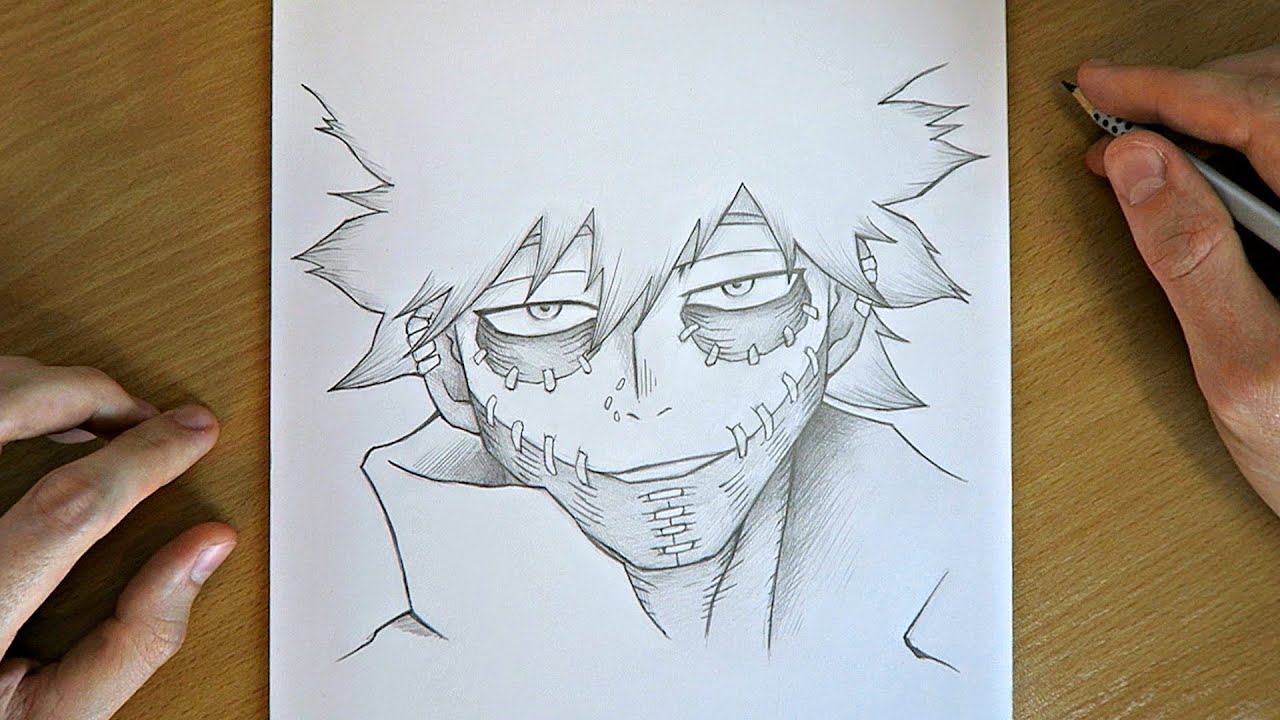 How To Draw Dabi | My Hero Academia | Quick Anime Drawing Tutorial | Step-By-Step ✍️