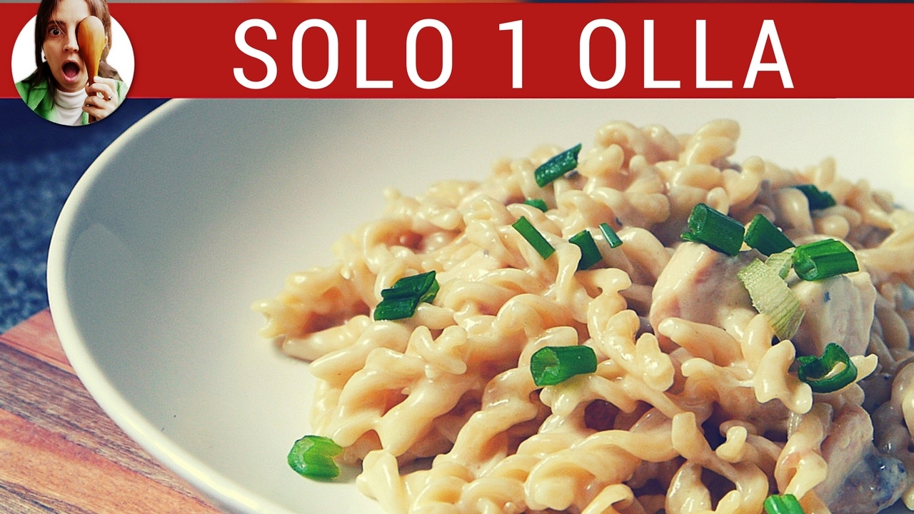 Pasta Alfredo con pollo SÚPER RÁPIDA / Pastas fáciles - Paulina Cocina