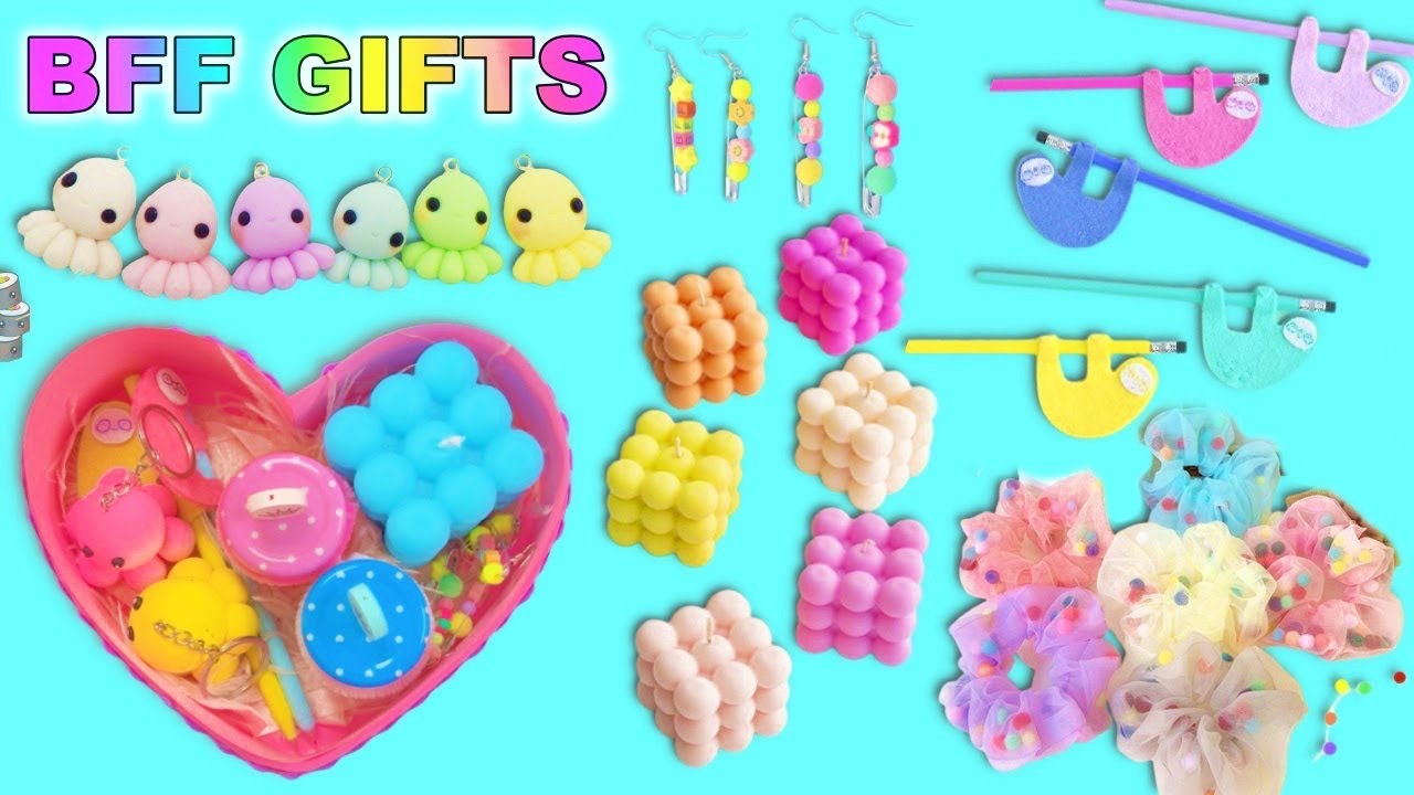 8 DIY BFF GIFT IDEAS - HEART GIFT BOX and more..