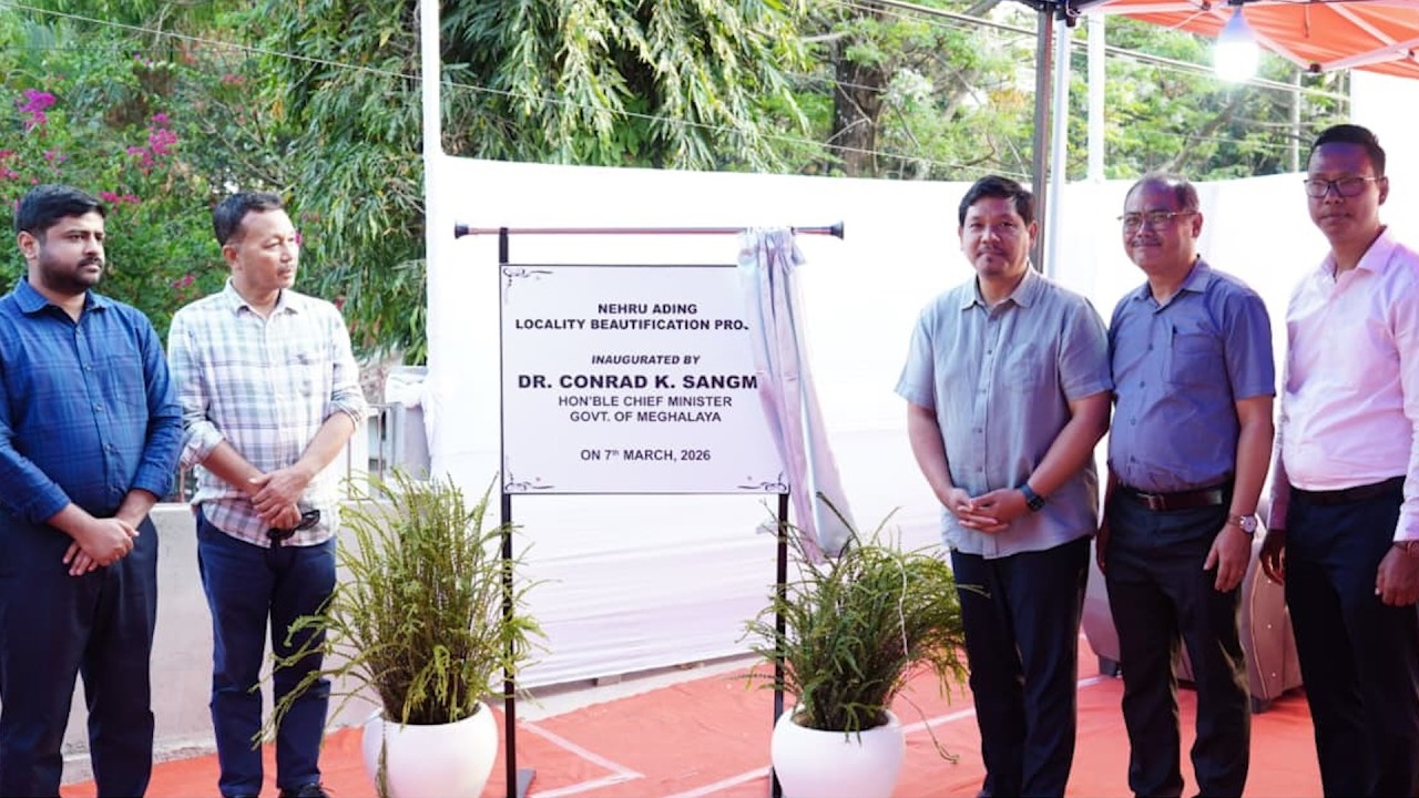 Plie u CM ia ka Beautification Project ha Tura; pynbna halor ki kam pynroi ba palat T.700 klur