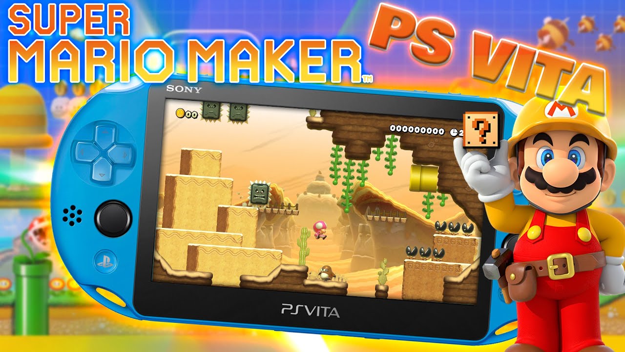 Super Mario Maker YA DISPONIBLE PARA PS VITA
