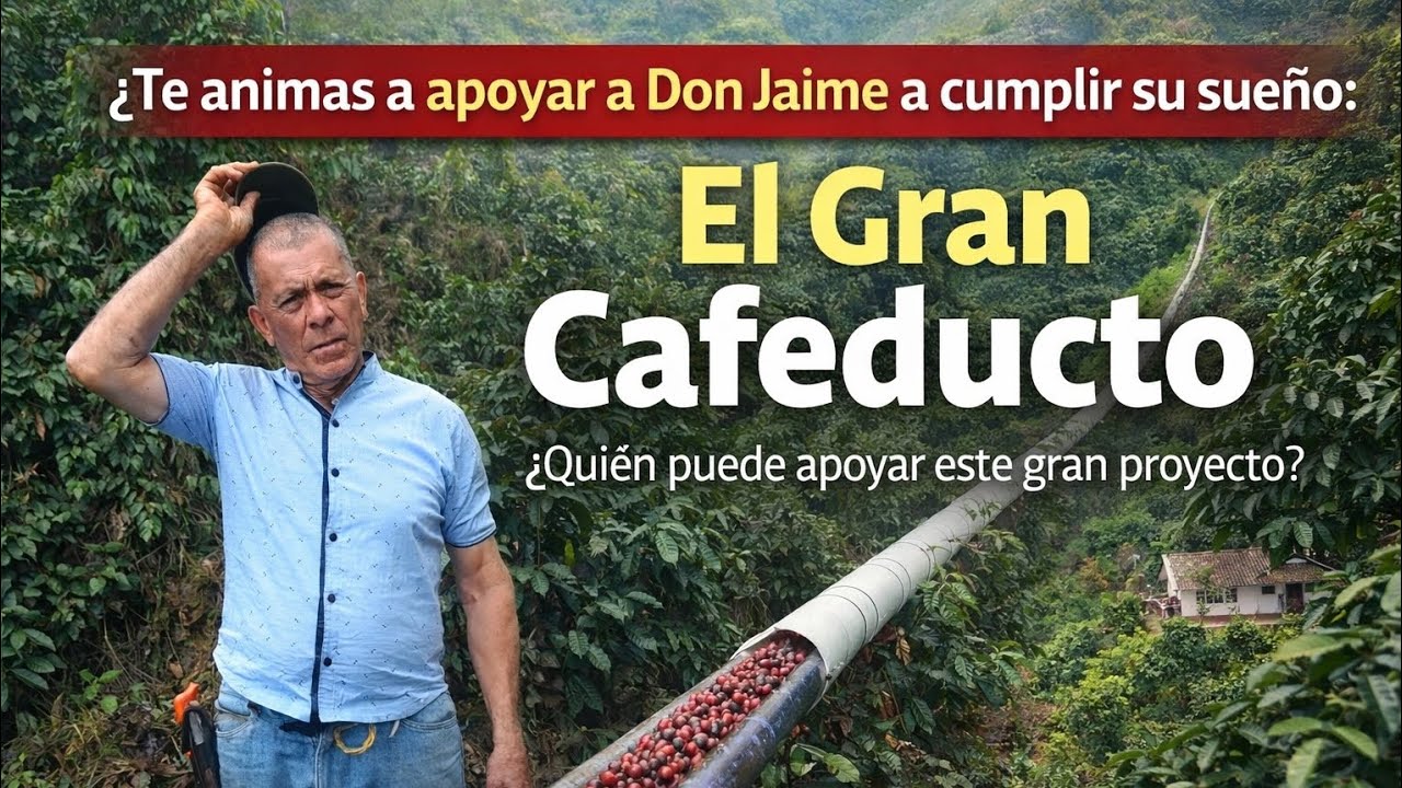 “El sueño de Don Jaime: un cafeducto para vencer la montaña”#Café#Caficultura#Caficultor#Campo