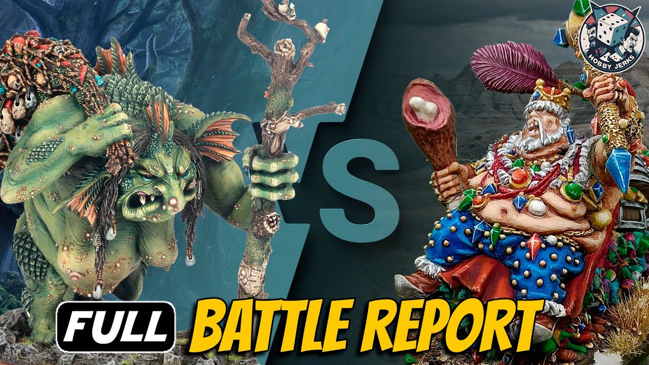 ⚔️ WAR OF WITS! Troll Horde vs Ogre Kingdoms | Old World Full Battle Report ⚔️