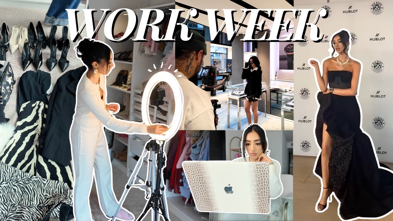 *BUSY* week in my life 📸 photoshoots, fittings, friends, london event, & trying new things