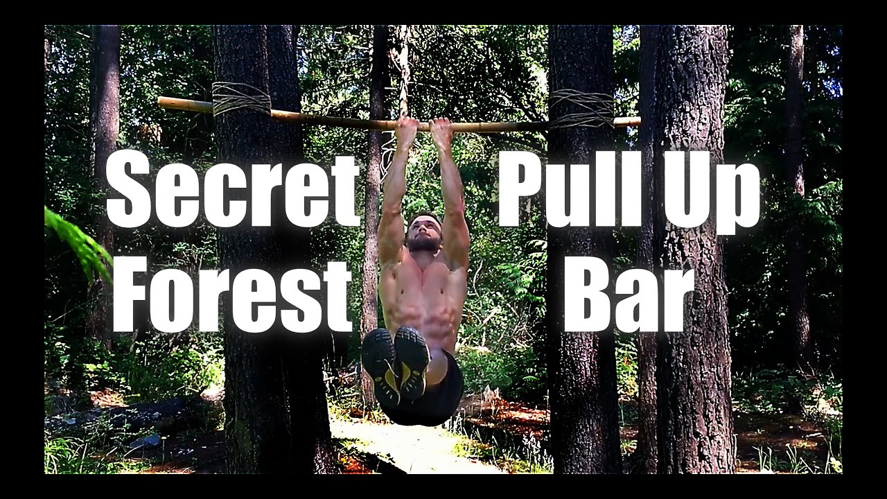 Building a Bamboo Pull-Up Bar in the Forest