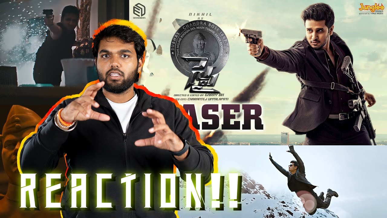 SPY Teaser (Telugu) | REACTION!! | Nikhil Siddharth | Garry BH | Charantej Uppalapati |