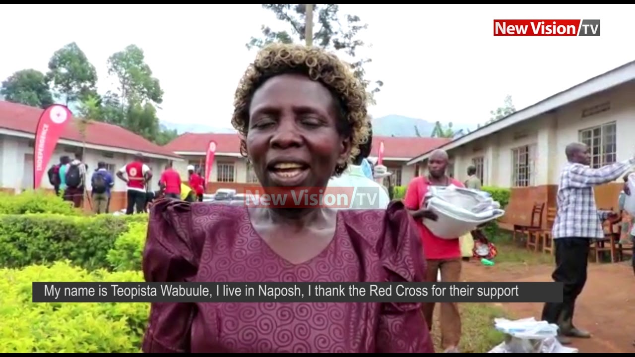 Red Cross delivers relief aid to Bududa landslide victims
