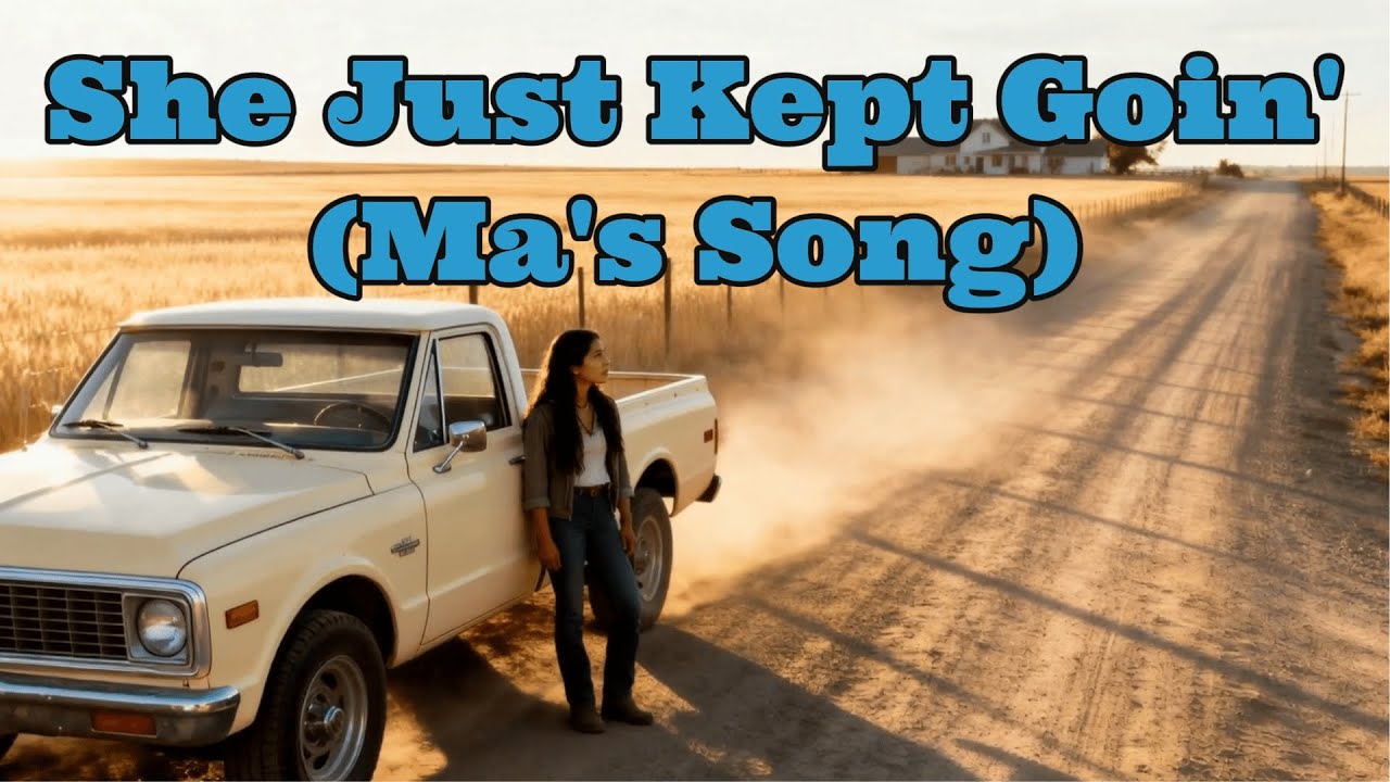 She Just Kept Goin' (Ma's Song) - Lyrics Video | Digitally Made Country Music #countrymusic #aimusic
