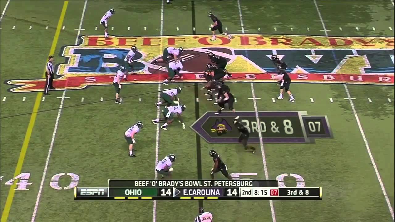 Shane Carden (QB East Carolina) vs Ohio 2013