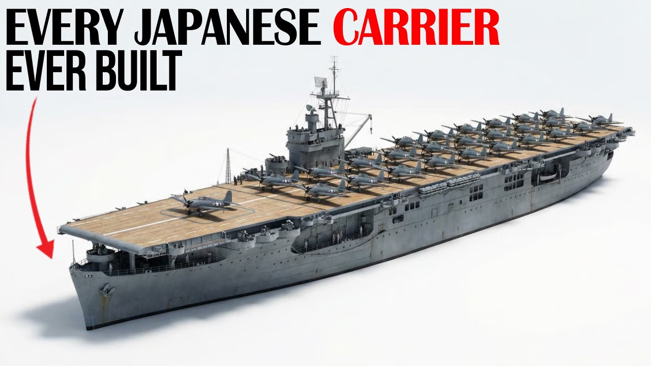 Every Japanese Aircraft Carrier Ever Built