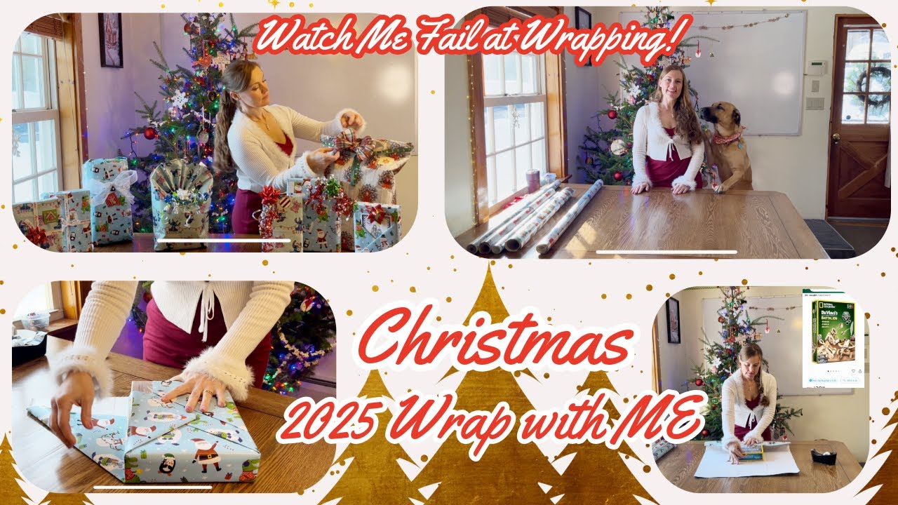 2025 WRAP WITH ME / WHAT MY KIDS ARE GETTING FOR CHRISTMAS / HOMESCHOOL MOM