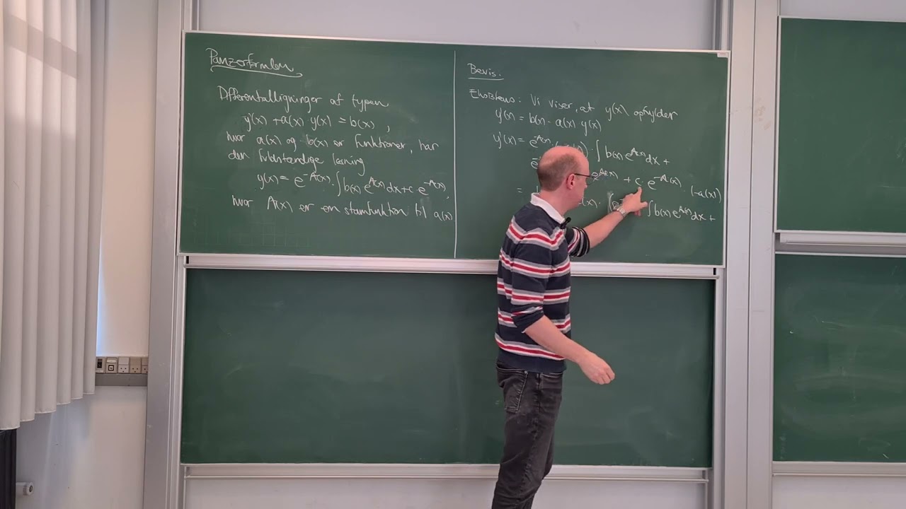 Panzerformlen - bevis i eksamenstempo