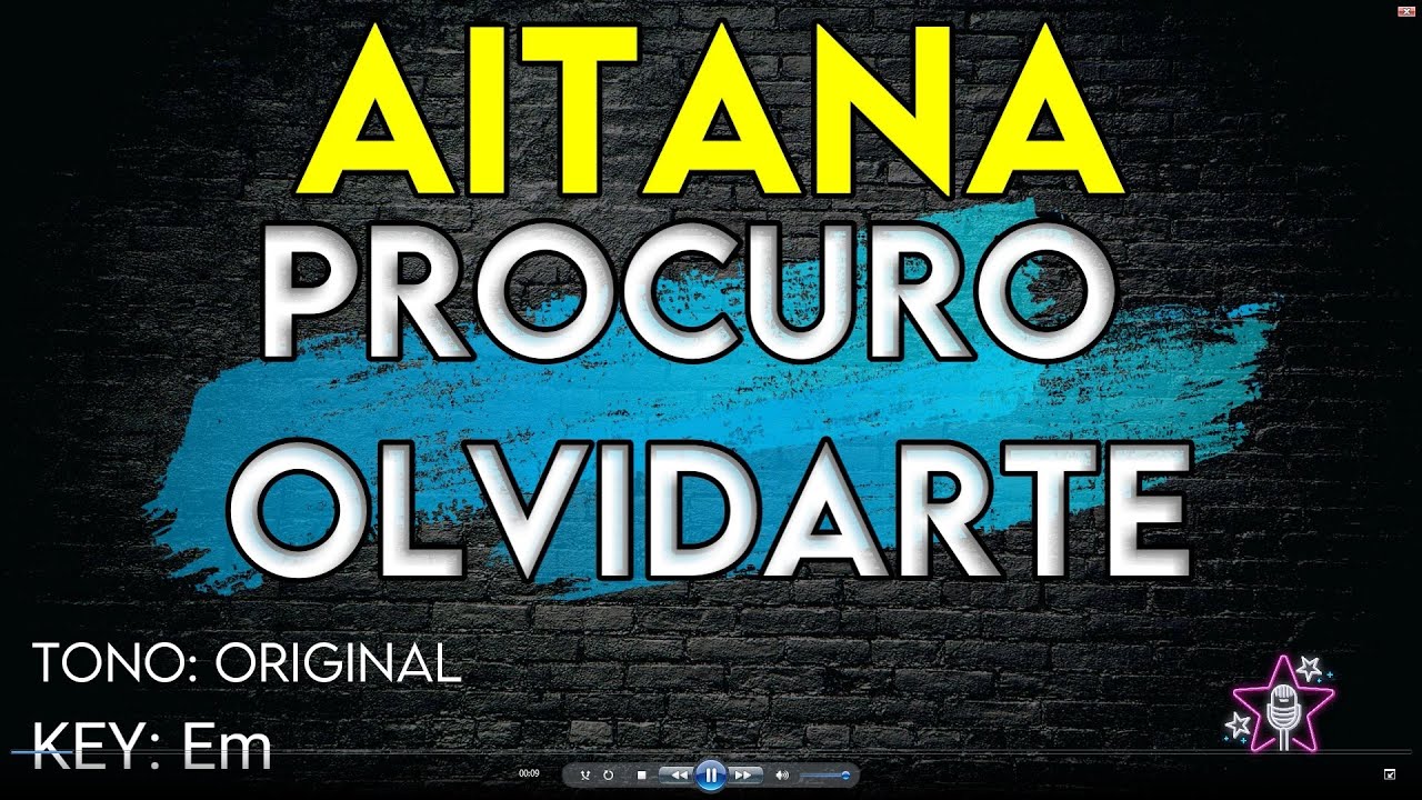 Aitana - Procuro Olvidarte - Karaoke Instrumental