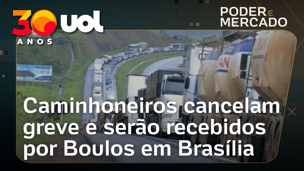 Caminhoneiros desistem de greve e serão recebidos por Boulos