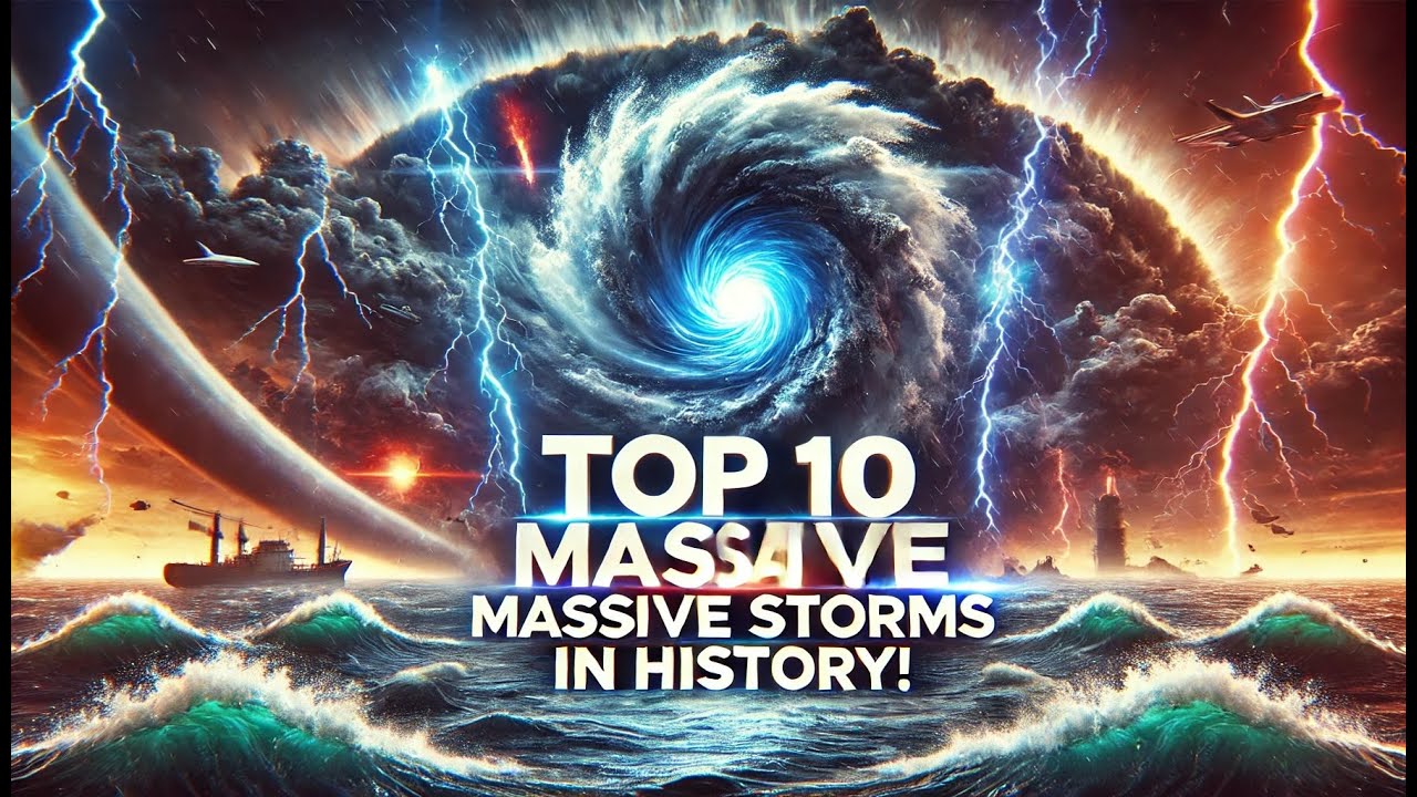 Top 10 Most Massive Storms in History🌪️ #storm  #typhoon