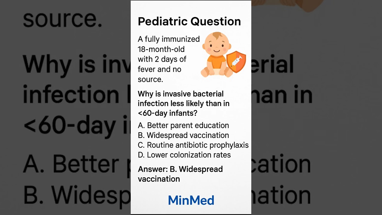 💉 Fever in 3&ndash;36 Months: Why Infection Risk Is Much Lower 🛡️👶