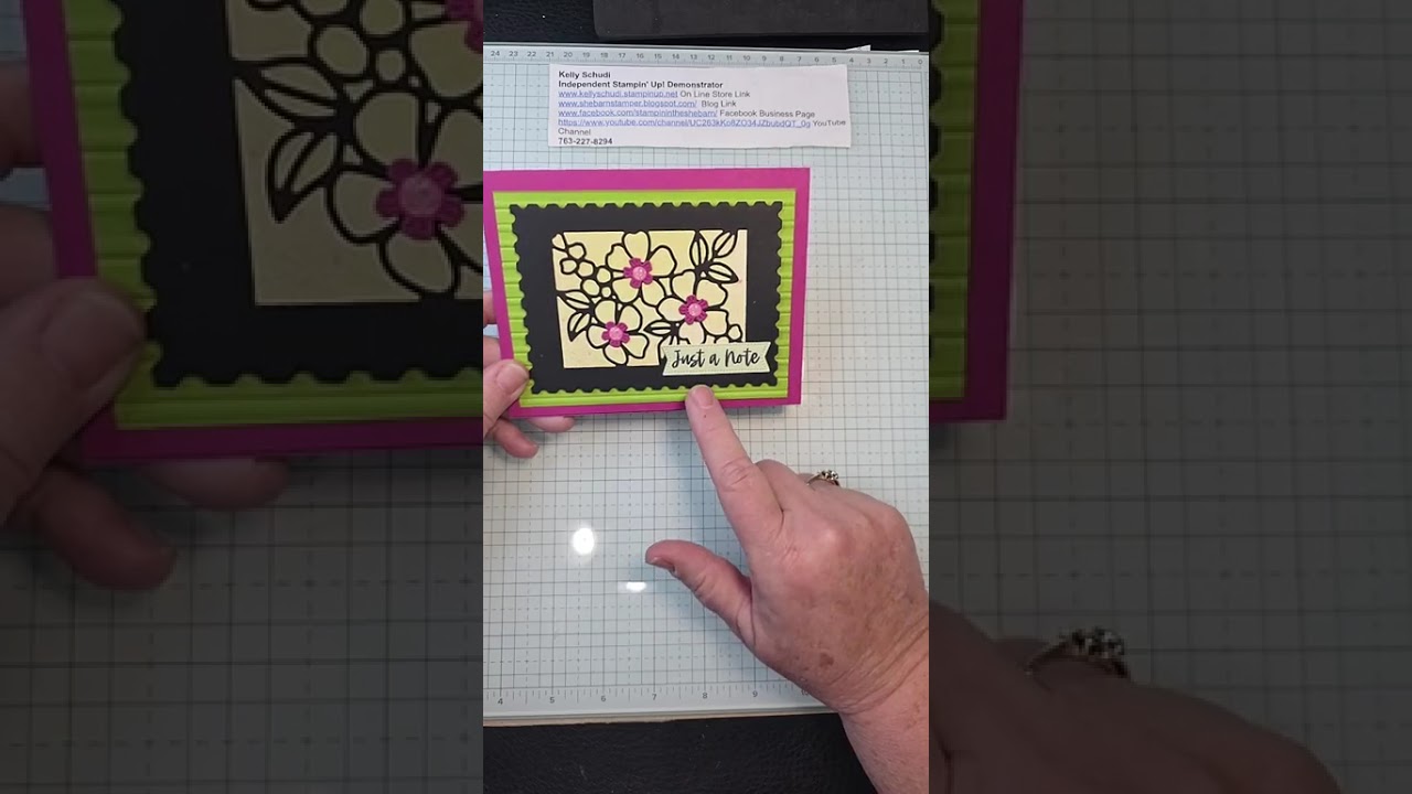 A Little Stampin Business, then Swap Share & Make A Card Monday & wrap up iwth Give Aways.