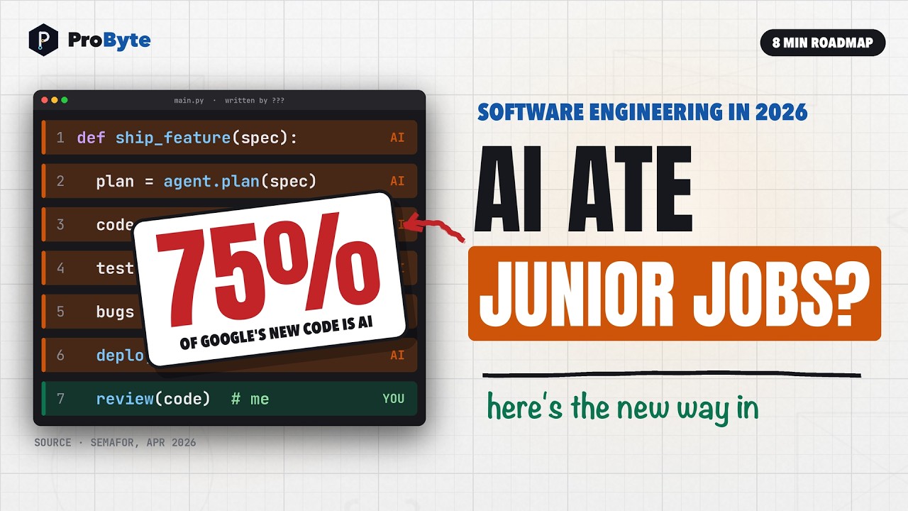 Did AI Eat Junior Dev Jobs? How to Get Into Software Engineering in 2026