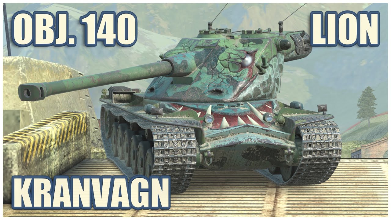 Объект 140, Lion & Kranvagn • WoT Blitz Gameplay
