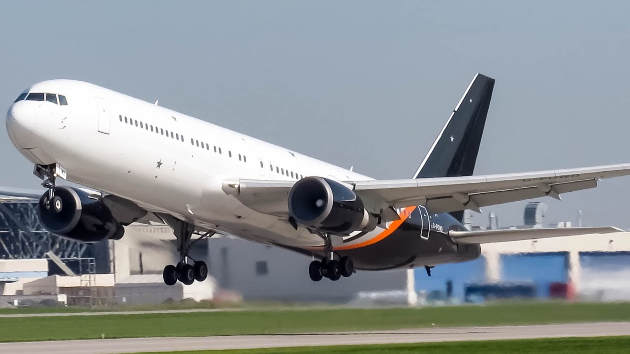 Titan Boeing 767-300ER (B763) departing Montreal (YUL/CYUL)
