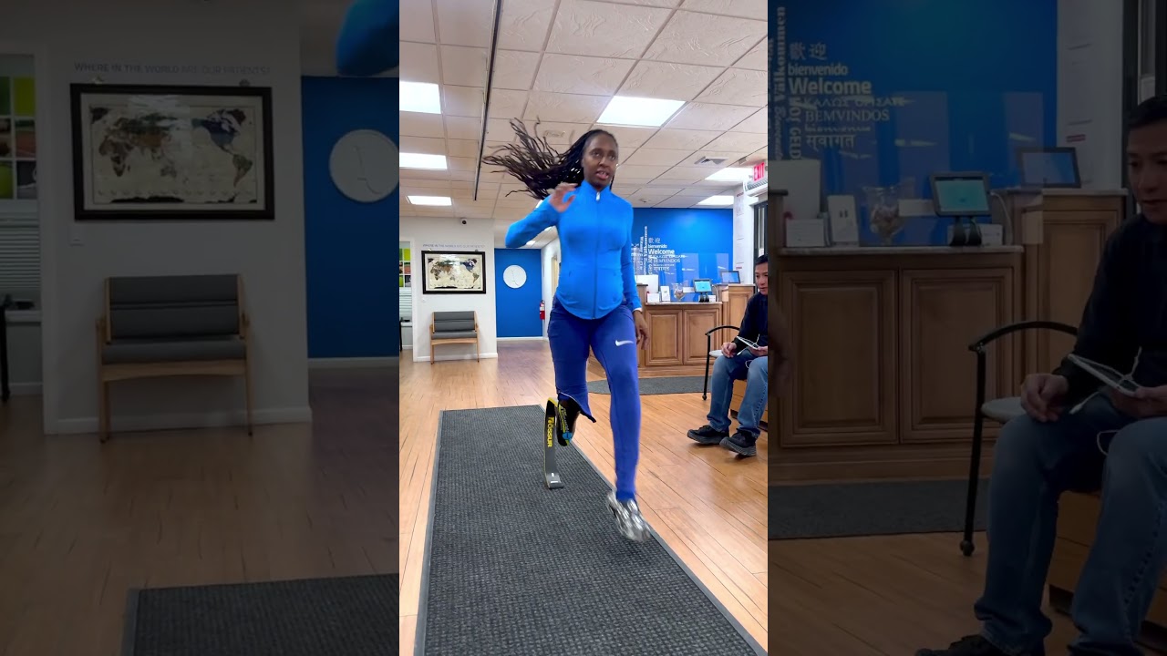 Femita Tests New Prosthetic Leg for Long Jump