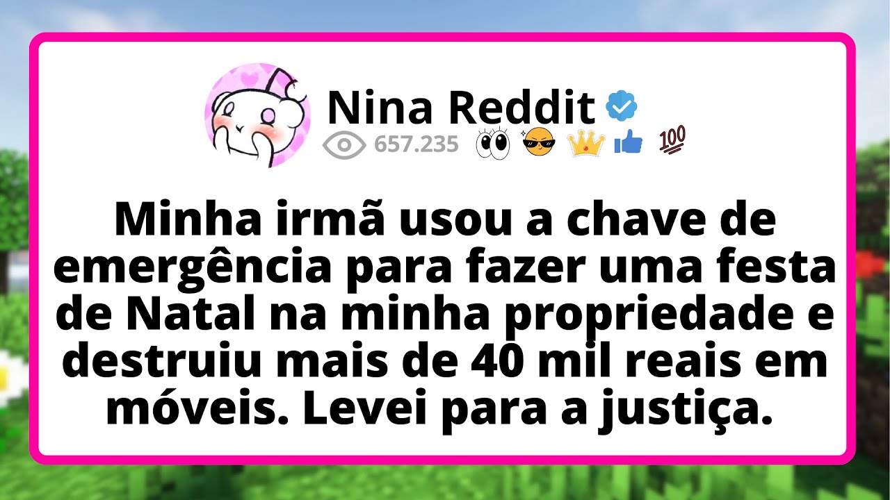 Minha IRMÃ usou a chave de emergência para FAZER uma festa de Natal na MINHA propriedade...